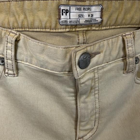 Free people citrine distressed denim - Picture 2 of 3